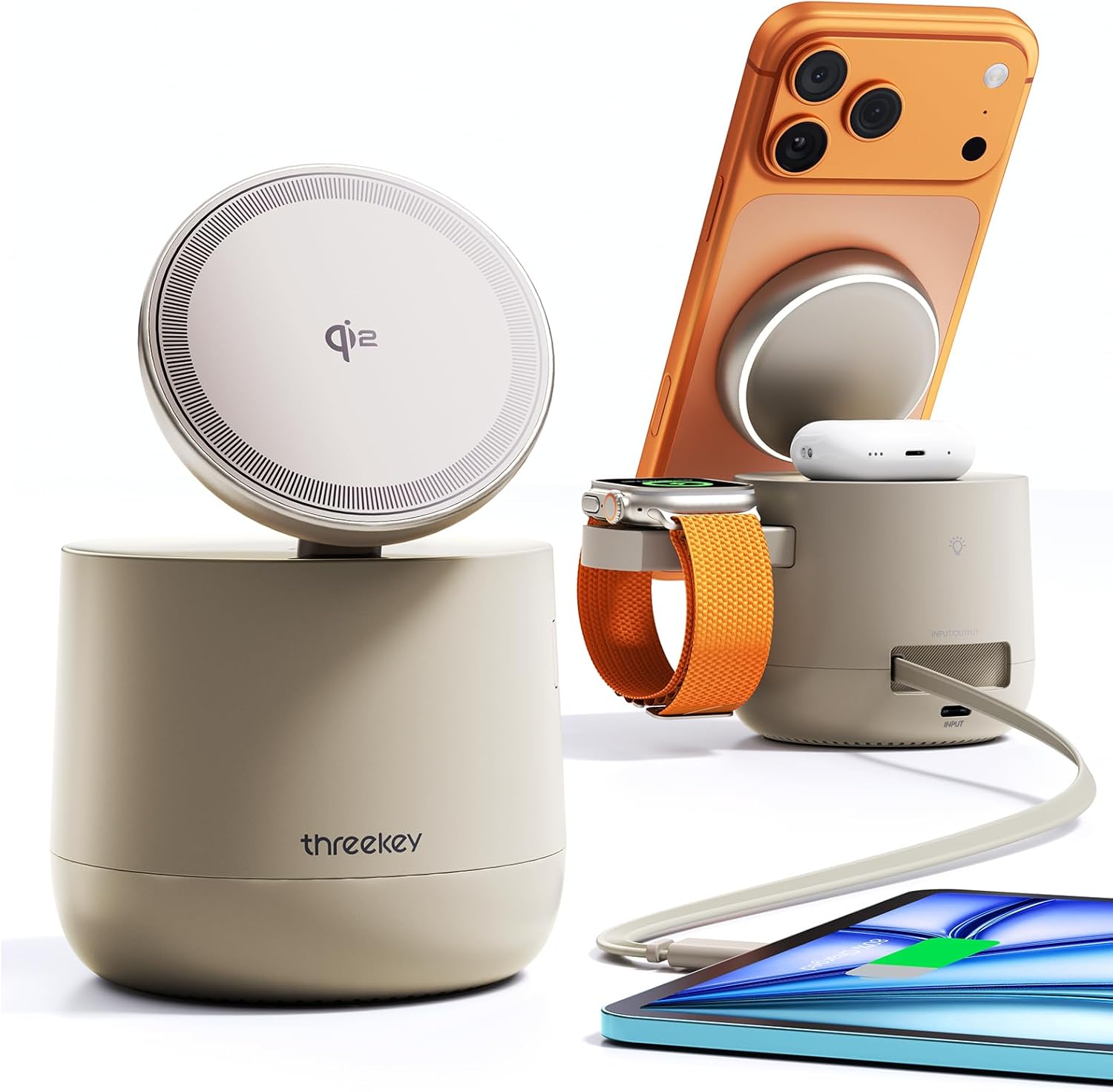 Schluss mit Kabelchaos: Die THREEKEY 4-in-1 Magnetische Ladestation (Qi2 15W) im Alltagstest Schluss mit Kabelchaos: Die THREEKEY 4-in-1 Magnetische Ladestation (Qi2 15W) im Alltagstest