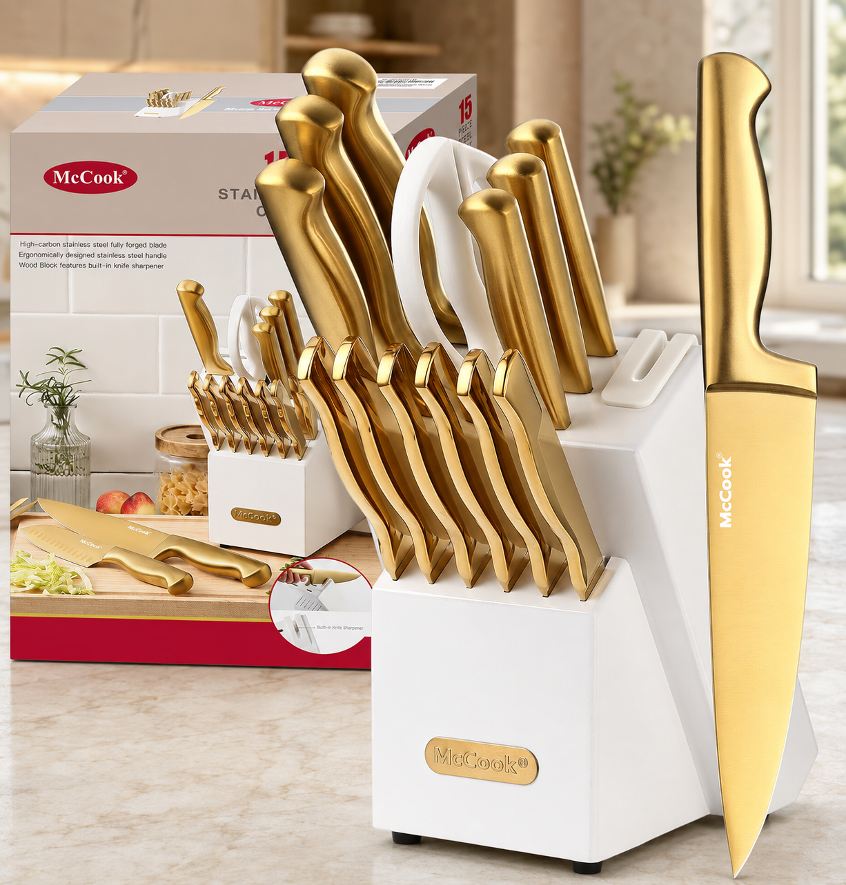 Mein goldenes McCook Messer-Set im Alltagstest